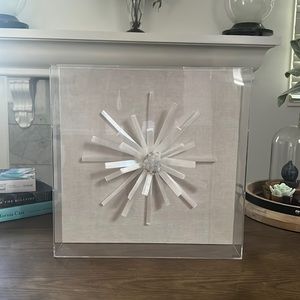Stunning Crystal Framed Wall Art Acrylic Shadow Box